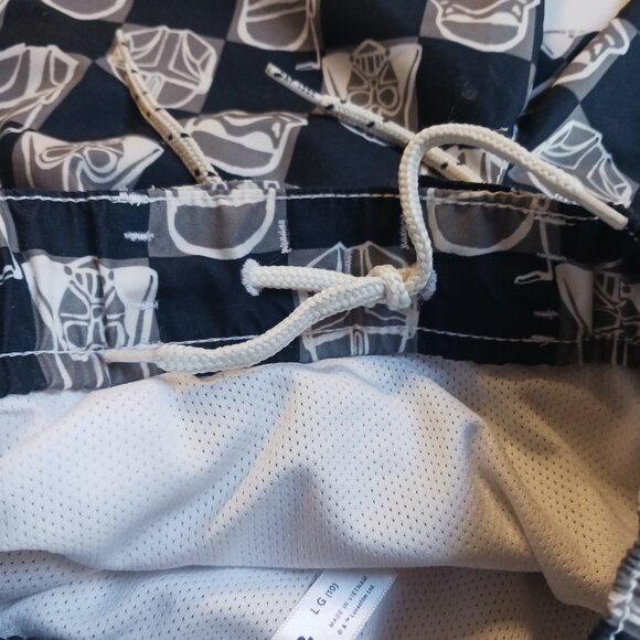 Gap Surf Star Wars Boys Swim Shorts – Size 10 / Large, Navy & Gray - Picture 7 of 10